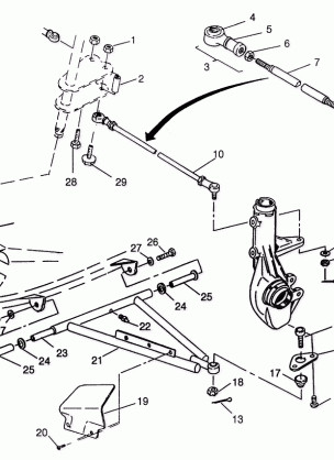 A-ARM / STRUT MOUNTING Magnum 6X6 - W968744 and Magnum 6X6 Swedish - S968744 (4936073607B012)