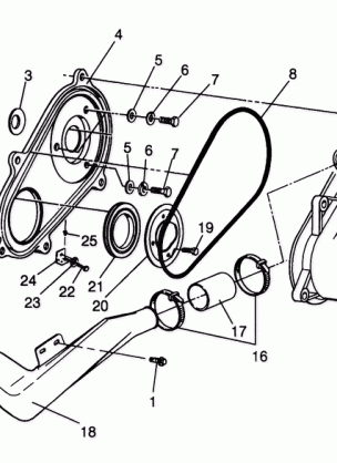 CLUTCH COVER  Magnum 6X6 W968744 and Magnum 6X6 Swedish S968744 (4936073607C011)