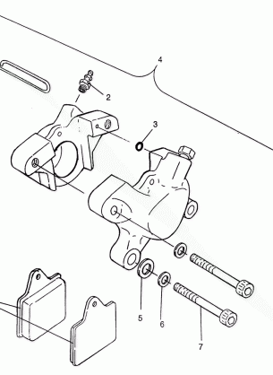 MIDDLE AXLE BRAKE Magnum 6X6 - W968744 and Magnum 6X6 Swedish - S968744 (4936073607C004)