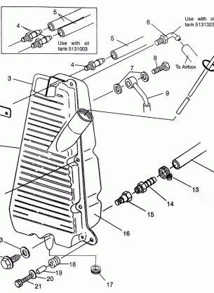 OIL TANK Magnum 6X6 - W968744 and Magnum 6X6 Swedish - S968744 (4936073607A014)