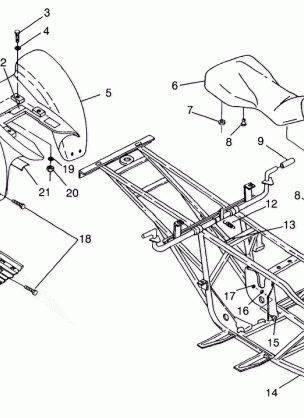 REAR CAB Magnum 6X6 W968744 and Swedish Magnum 6X6 S968744 (4936073607A006)