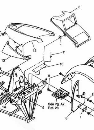 FRONT CAB Magnum 6X6 - W968744 and Magnum 6X6 Swedish - S968744 (4936073607A005)