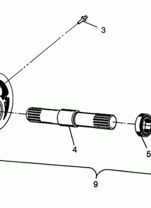 FRONT TIGHTENER Magnum 6X6 - W968744 and Magnum 6X6 Swedish - S968744 (4936073607B004)