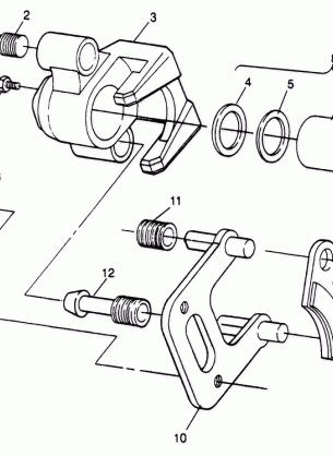 FRONT BRAKE SPORTSMAN 500 W969244 (4936093609B007)