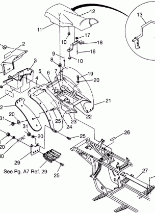 REAR CAB Magnum 2X4 W967544 (4936033603A006)