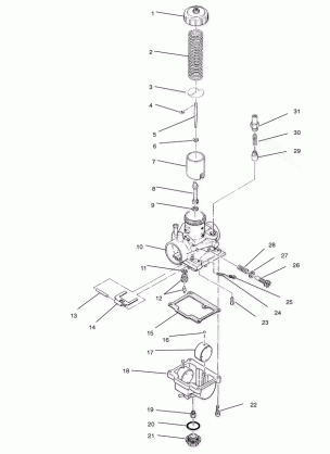 CARBURETOR (SPORT) - W968540 (4935863586D005)