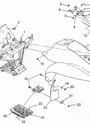 FRONT CAB - W968540 (4935863586A005)