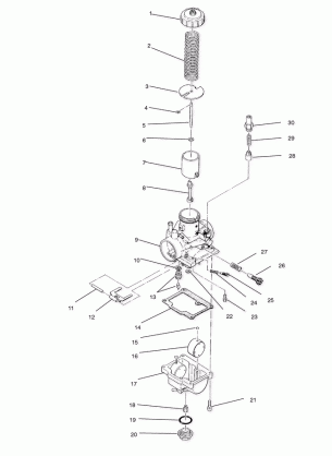 CARBURETOR (BLAZER) - W967827 (4935863586D006)