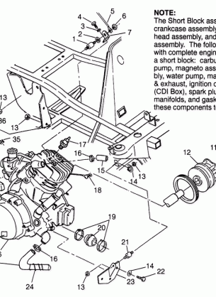 ENGINE MOUNTING Scrambler W967840 (4935823582A009)