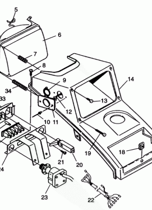 HEADLIGHT Sportsman 4x4 W968040 (4935943594B001)