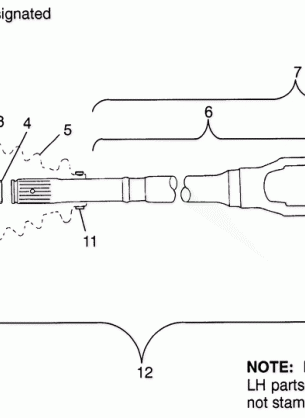 CV JOINT - USA Sportsman 4x4 W968040 (4935943594B005)