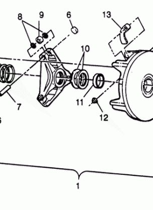 DRIVE CLUTCH Sportsman 4x4 W968040 (4935943594C001)