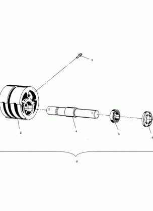 FRONT TIGHTENER ASSEMBLY - W958144 (4926862686b003)