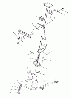 STEERING POST ASSEMBLY - W958144 (4926862686b010)