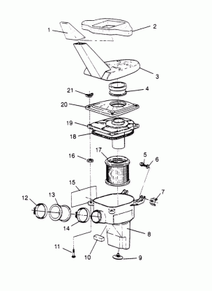 AIR BOX ASSEMBLY  Trail Boss W958527 (4930323032A014)