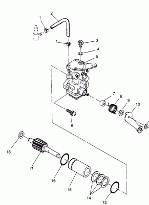 OIL PUMP ASSEMBLY Trail Boss W958527 (4930323032C012)