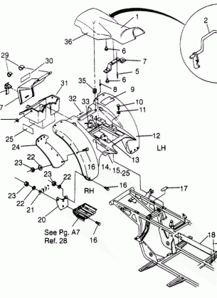 REAR CAB ASSEMBLY Trail Boss W958527 (4930323032A006)