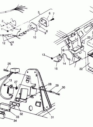 ELECTRICAL / TAILLIGHT ASSEMBLY  Trail Boss W958527 (4930323032C003)