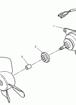 FAN MOTOR Trail Boss W958527 (4930323032C014)