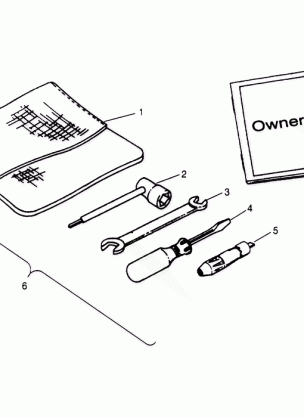 TOOL KIT ASSEMBLY  Trail Boss W958527 (4930323032C007)