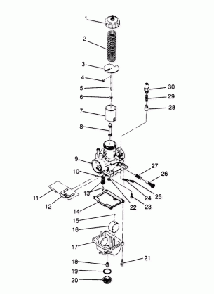 CARBURETOR Trail Boss W958527 (4930323032C013)