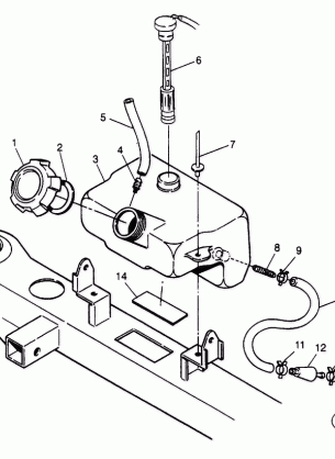 OIL TANK ASSEMBLY Sport 400L W958540 (4930133013A013)