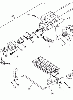 REAR BRAKE ASSEMBLY Sport 400L W958540 (4930133013C001)