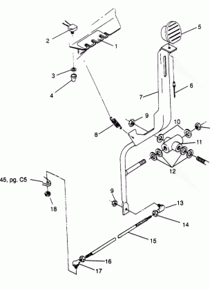 SHIFT LINKAGE ASSEMBLY Sport 400L W958540 (4930133013C003)