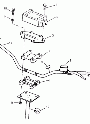 STEERING - HANDLEBAR Sport 400L W958540 (4930133013B005)