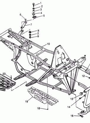 FRAME ASSEMBLY Sport 400L W958540 (4930133013A007)