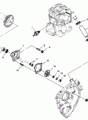 WATER PUMP Sport 400L W958540 (4930133013C011)