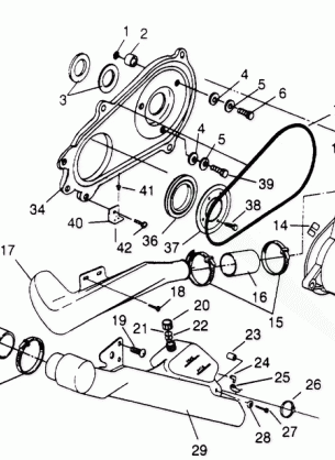 CLUTCH COVER ASSEMBLY 6x6 400L U.S. W 958740 SWEDISH S958740 and NORWEGIA (4930273027C009)