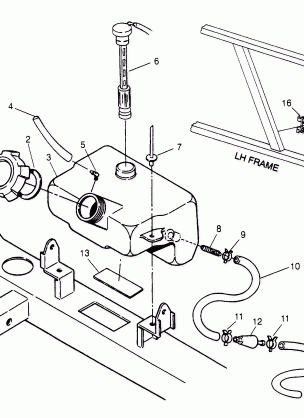 OIL TANK ASSEMBLY XPLORER 4X4 W959140 (4930223022B001)