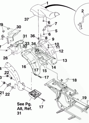 REAR CAB ASSEMBLY - W958144 (4926862686a007)