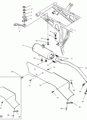 EXHAUST SYSTEM - W958144 (4926862686a011)