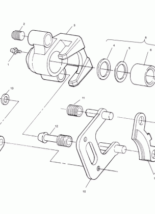 FRONT BRAKE ASSEMBLY - W958144 (4926862686b008)