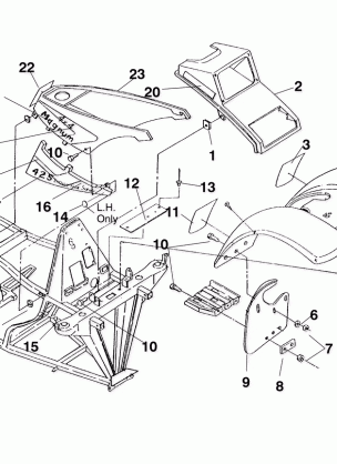 FRONT CAB ASSEMBLY - W958144 (4926862686a006)