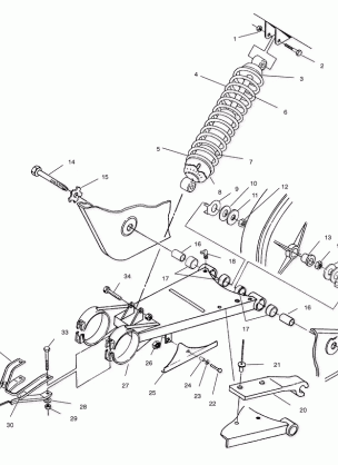 SWING ARM / SHOCK MOUNTING - W958144 (4926862686b014)