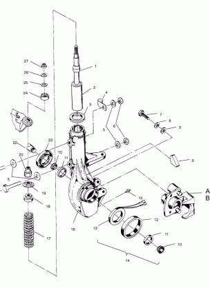 FRONT STRUT ASSEMBLY - W958144 (4926862686b006)