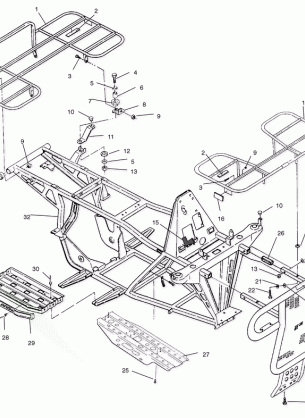 BUMPER / RACK MOUNTING - W958144 (4926862686a008)