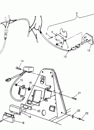 ELECTRICAL / TAILLIGHT ASSEMBLY Trail Blazer W957221 (4930363036C003)