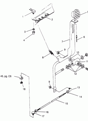 SHIFT LINKAGE ASSEMBLY Trail Blazer W957221 (4930363036C001)