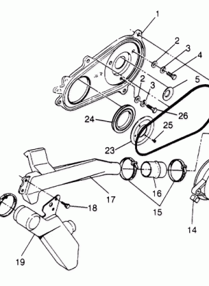 CLUTCH COVER ASSEMBLY Trail Blazer W957221 (4930363036B010)