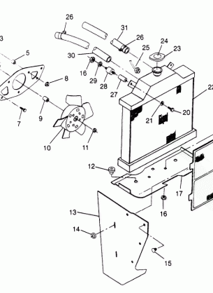 COOLING SYSTEM 2x4 400L W957540 (4930093009A010)