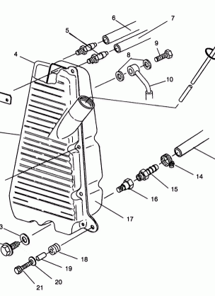 OIL TANK ASSEMBLY Magnum 2x4 W957544 (4926852685A013)