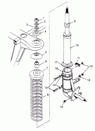 STRUT ASSEMBLY Magnum 2x4 W957544 (4926852685B002)