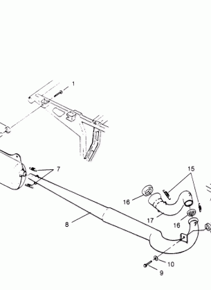 EXHAUST SYSTEM Scrambler W957840 (4927252725A011)