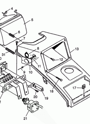 HEADLIGHT Sportsman 4x4 W958040 (4930403040B001)