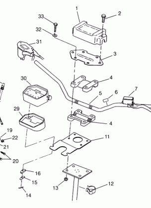 STEERING - HANDLEBAR Sportsman 4x4 W958040 (4930403040B011)