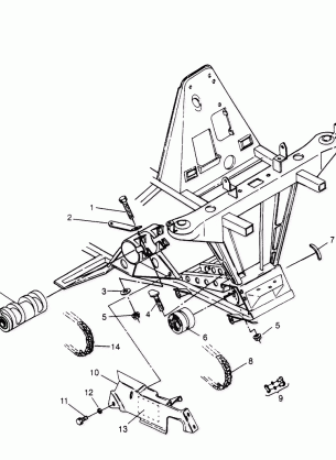 FRONT DRIVE ASSEMBLY Sportsman 4x4 W958040 (4930403040B003)